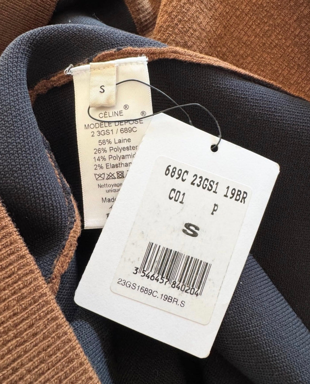 The Brown Collar Cape Top