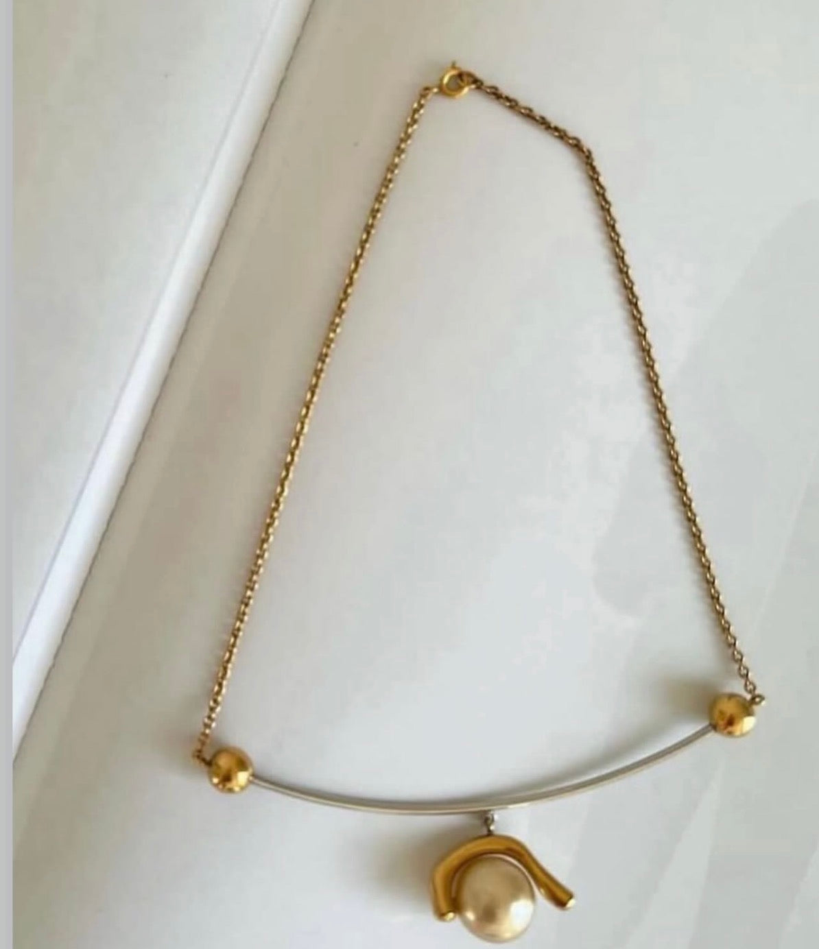 The Dot Organic Pearl Necklace