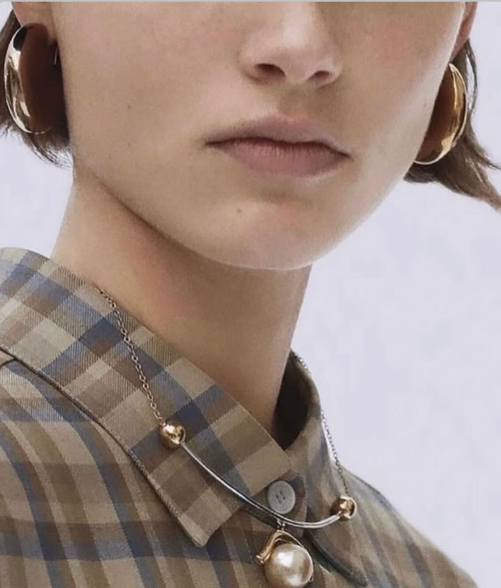 The Dot Organic Pearl Necklace