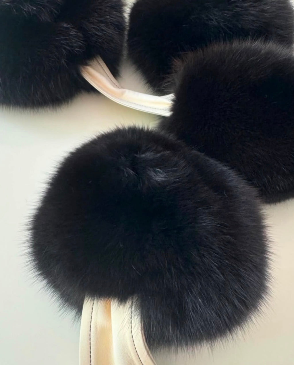 The Fox Fur Pom Pom Boa