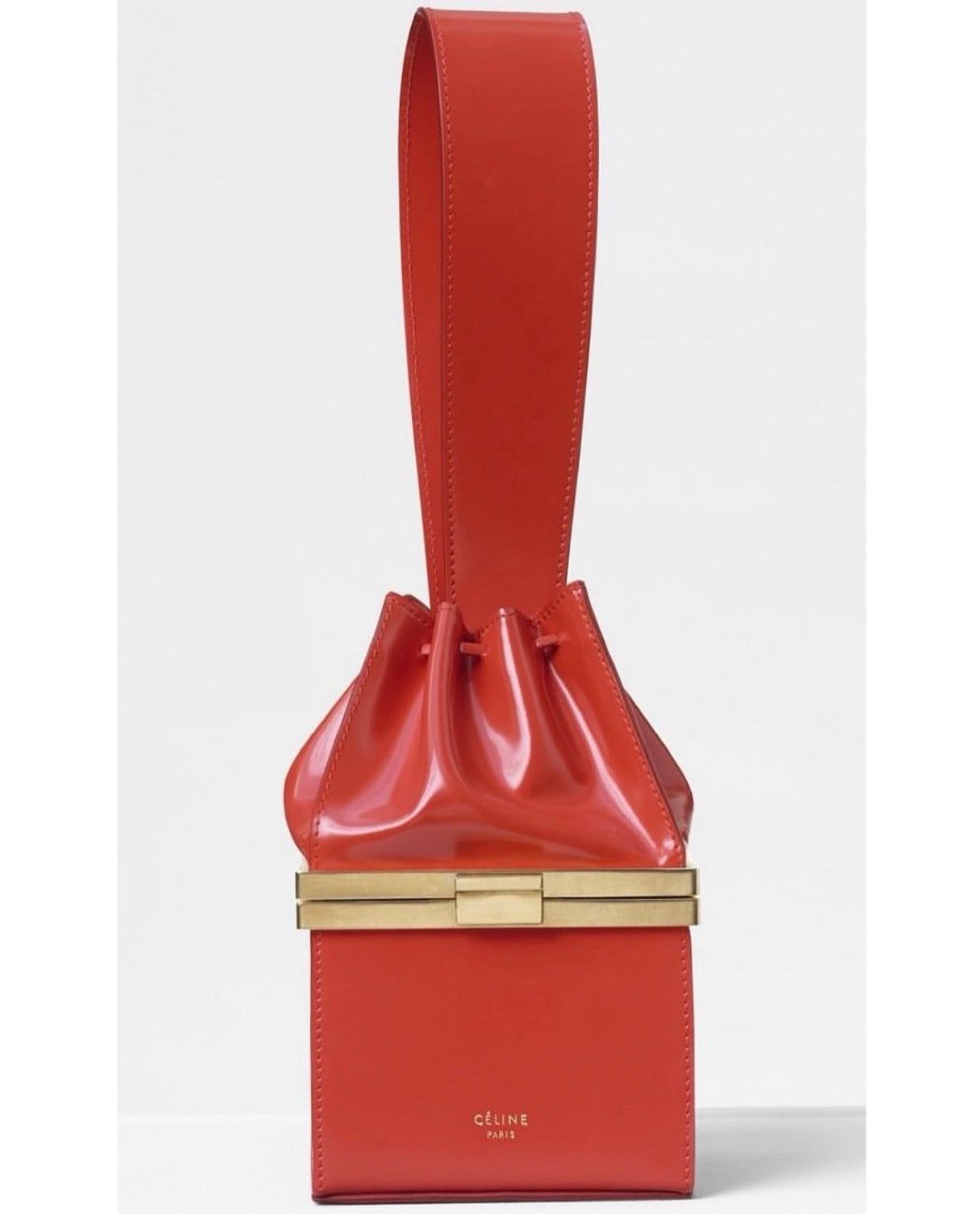 The Box Clasp Minaudiere Bag