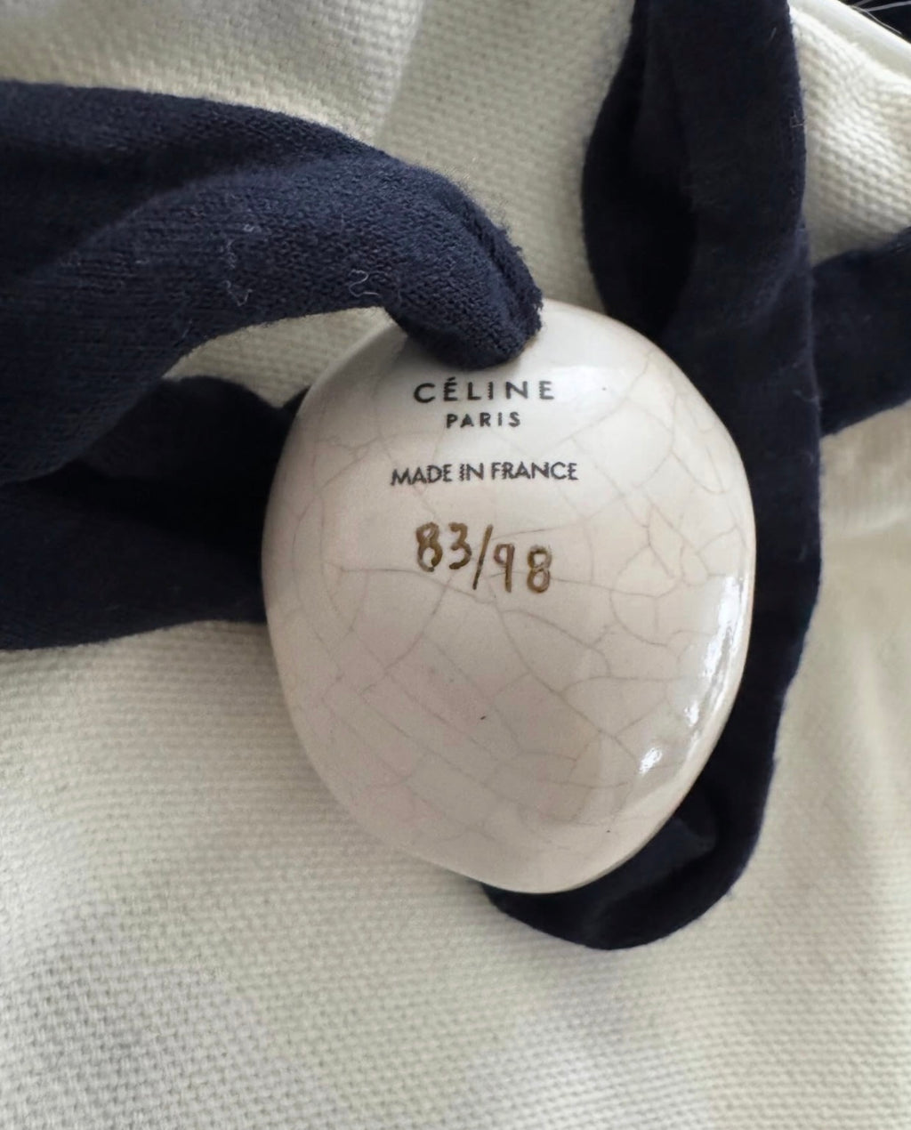 Limited Edition Numbered (No. 83/ 98) Porcelain Egg Necklace