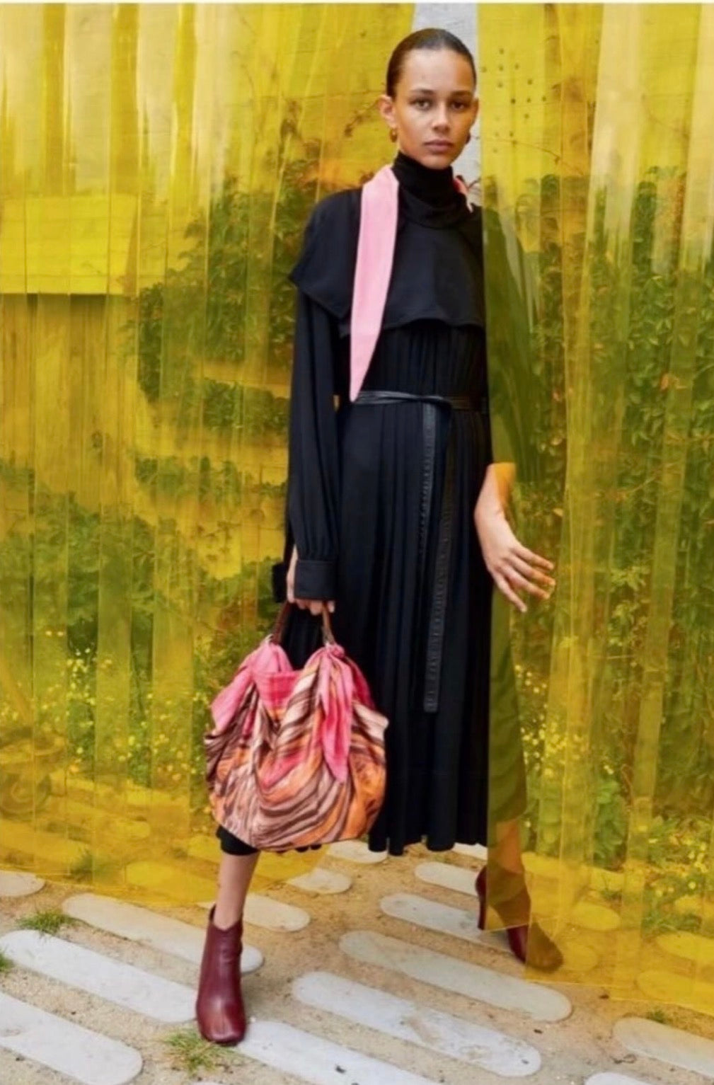 The Pink Scarf Ad Campaign Dress