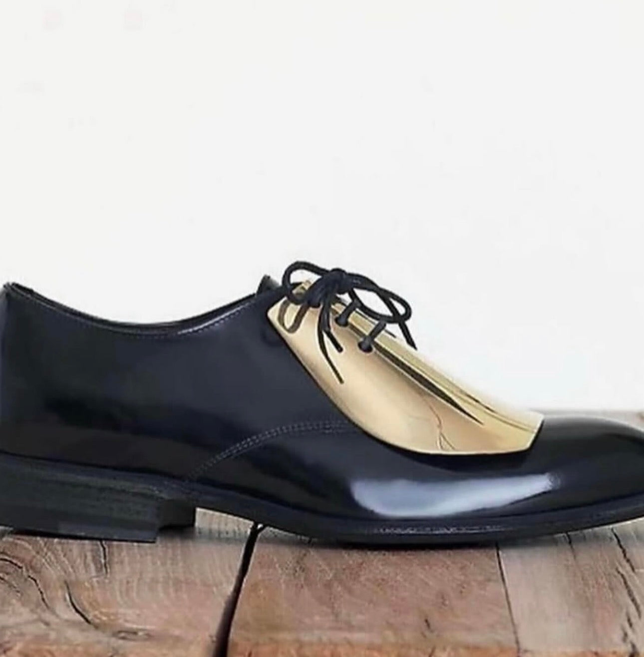 Gold Plated Oxford Shoes