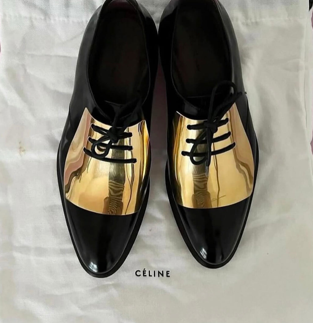 Gold Plated Oxford Shoes
