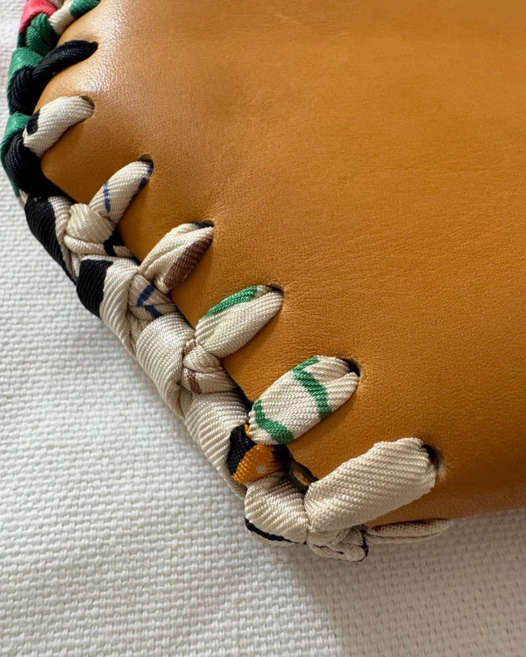 The Wonderland Silk Woven Clutch