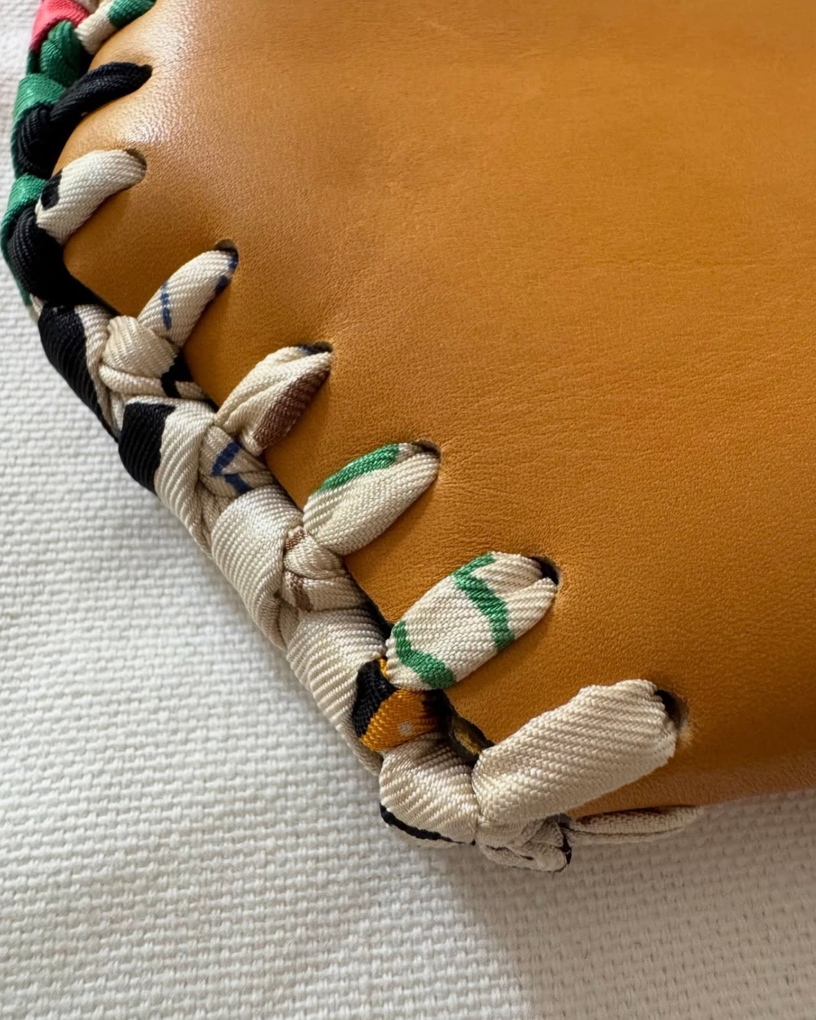 The Wonderland Silk Woven Clutch