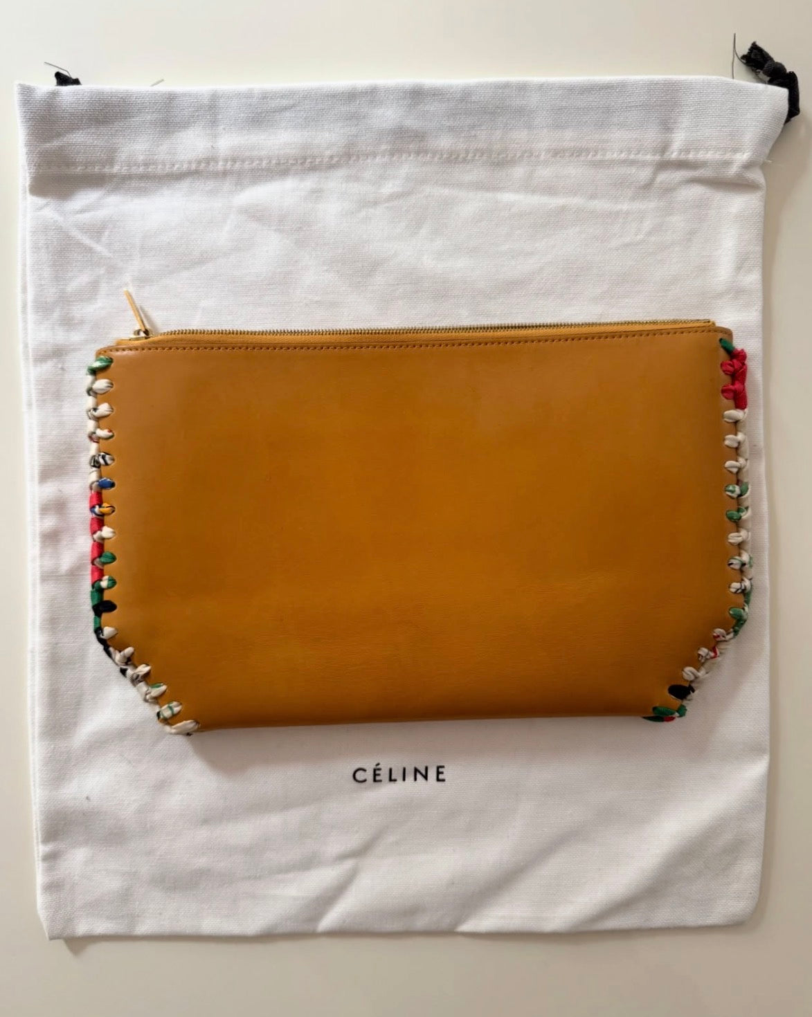 The Wonderland Silk Woven Clutch