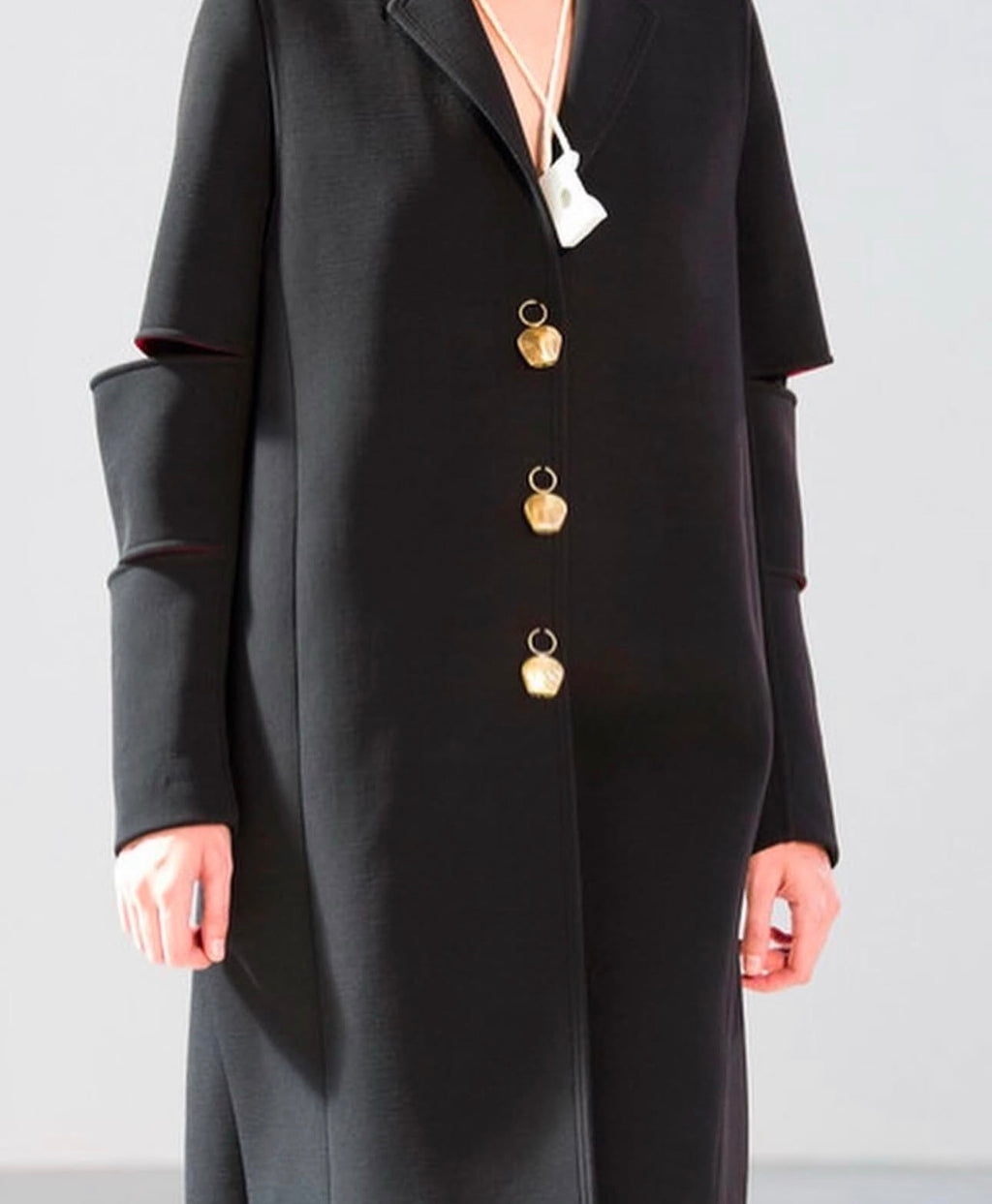 Gold Brass Bell Button Coat