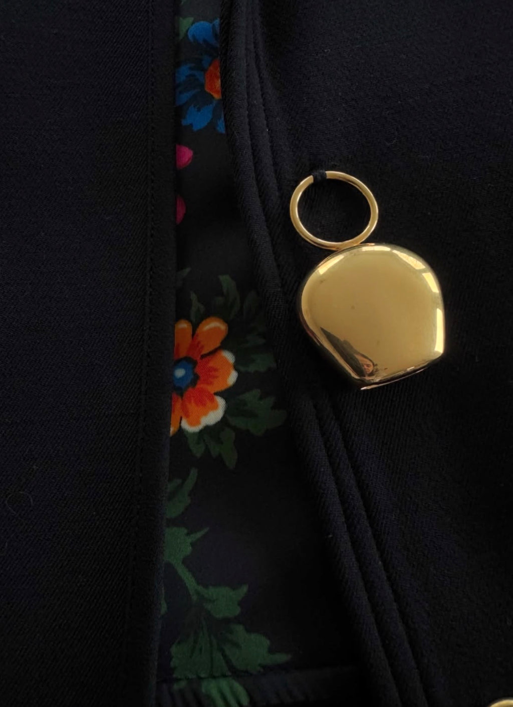 Gold Brass Bell Button Coat