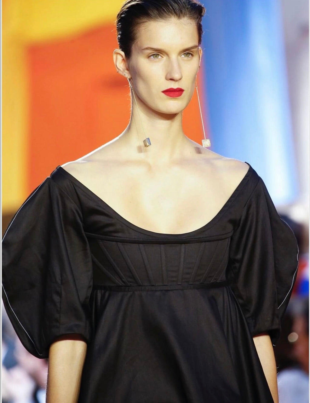 Structured Corset Top in Black