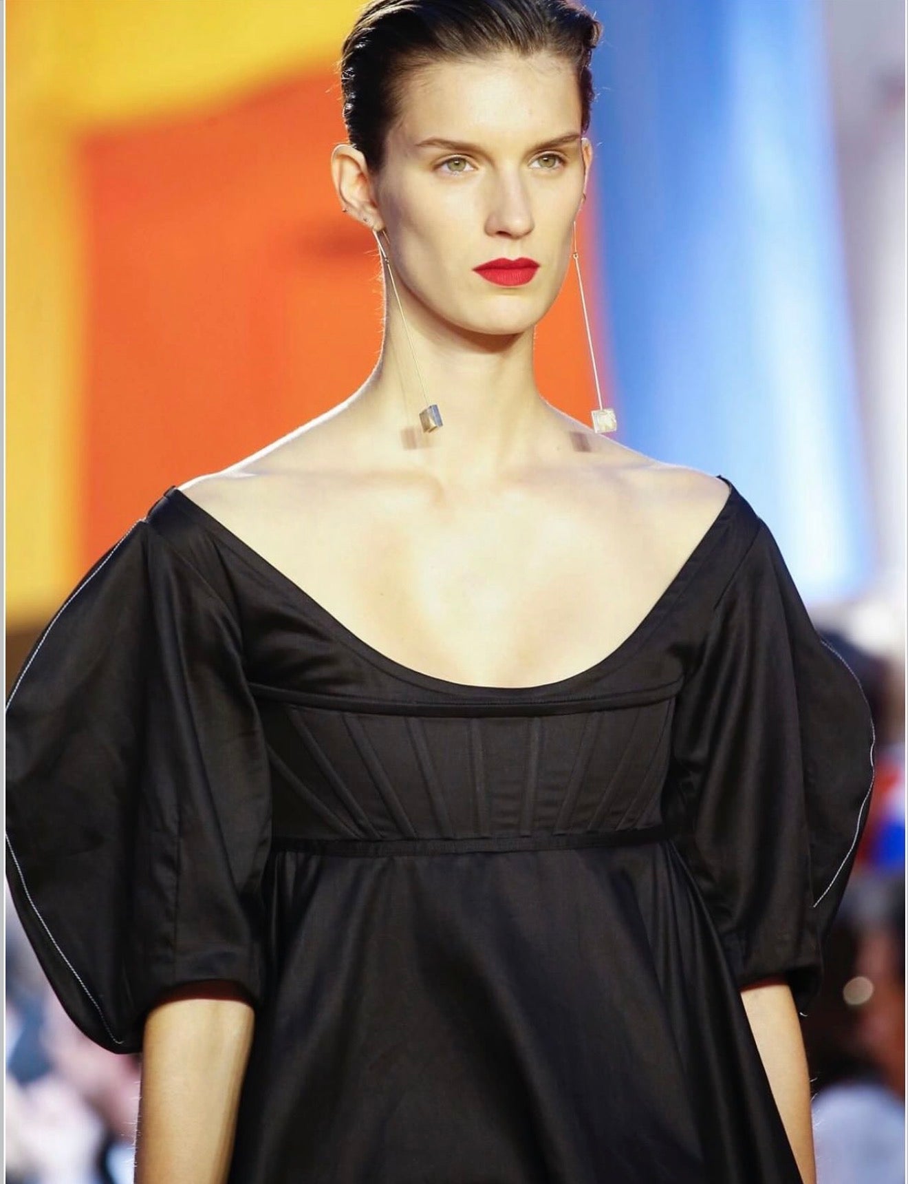 Structured Corset Top in Black