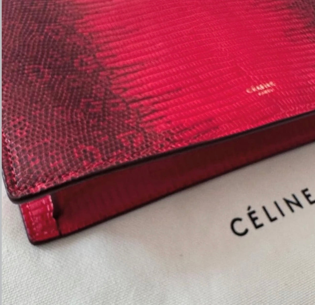 The Mini Clasp Bag in Red Lizard