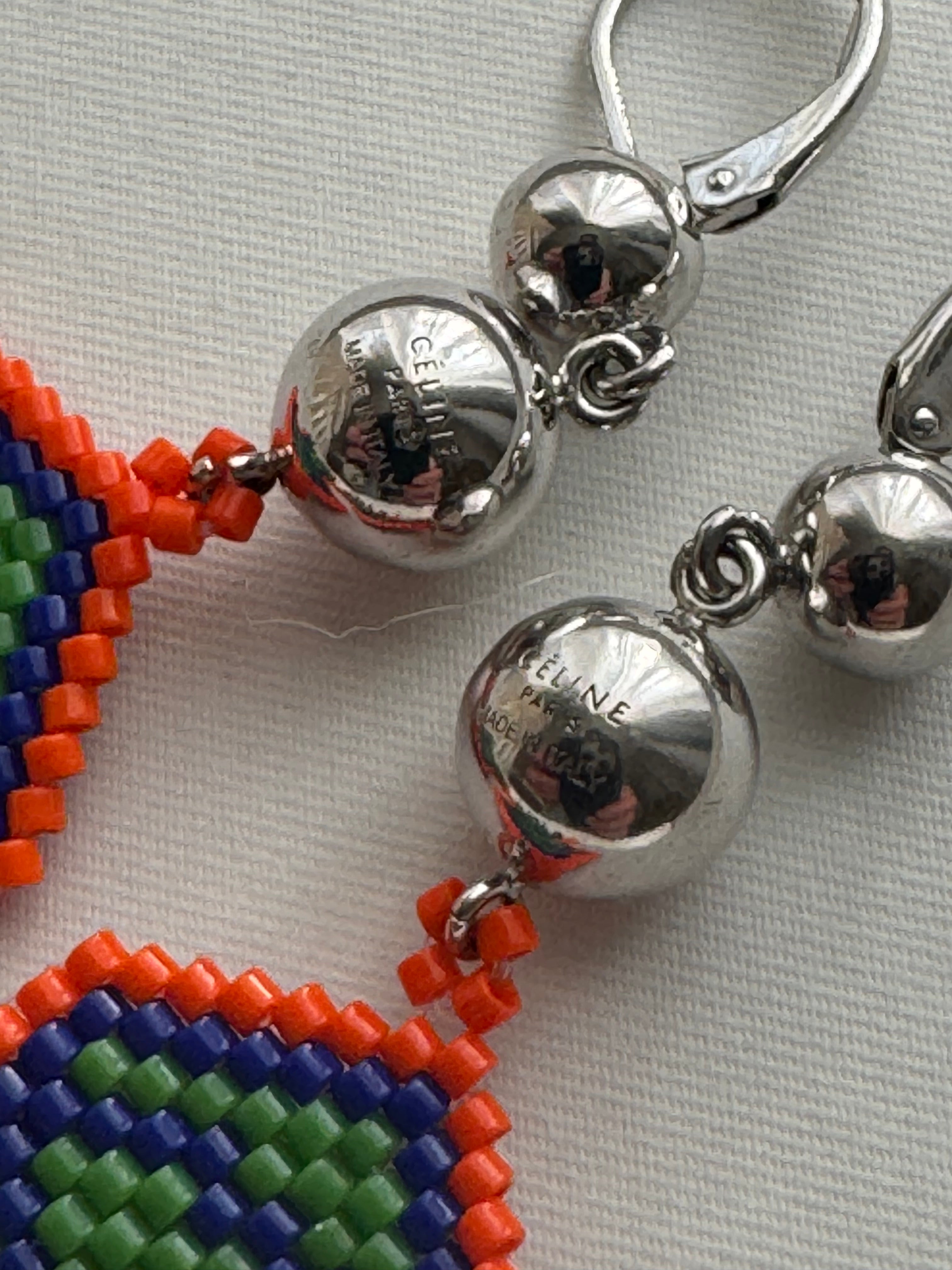 The "Belong" Zig Zag Beaded Tassel Earrings