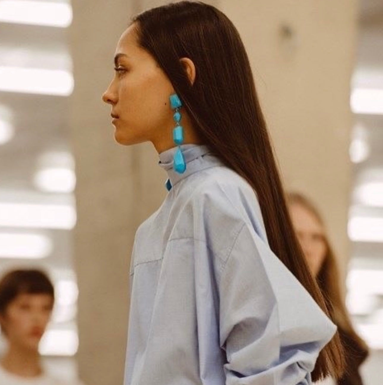 The Turquoise Chandelier Earrings