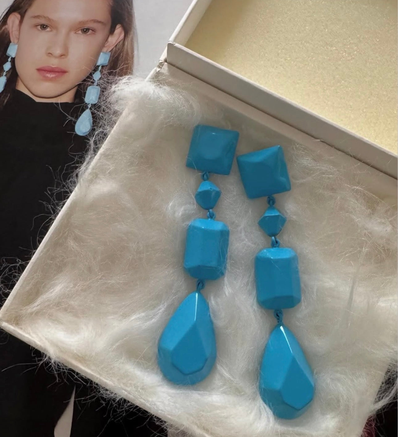 The Turquoise Chandelier Earrings