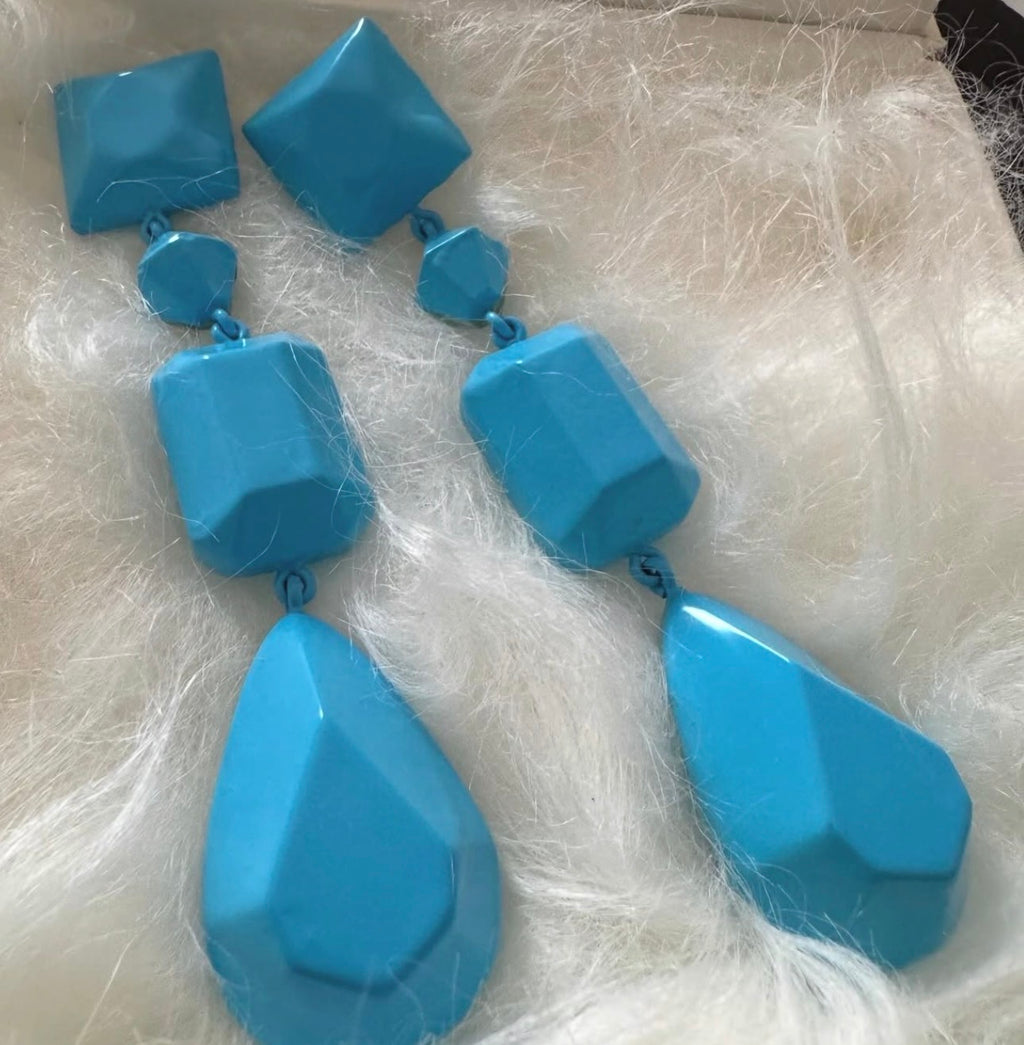 The Turquoise Chandelier Earrings
