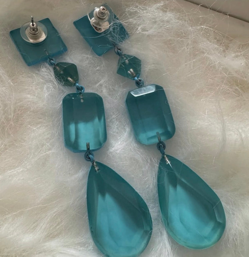 The Turquoise Chandelier Earrings