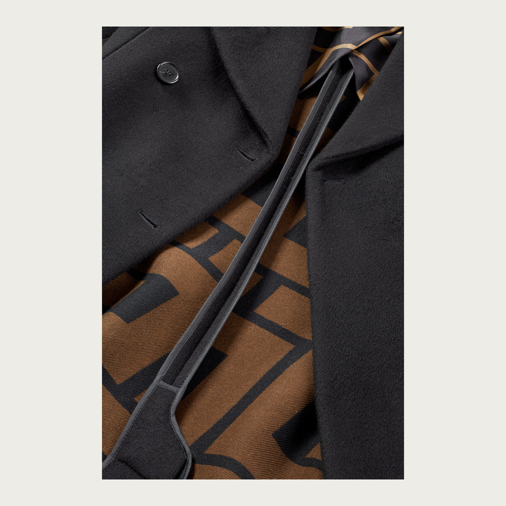 The Double Breast Coat with Iconic Lining