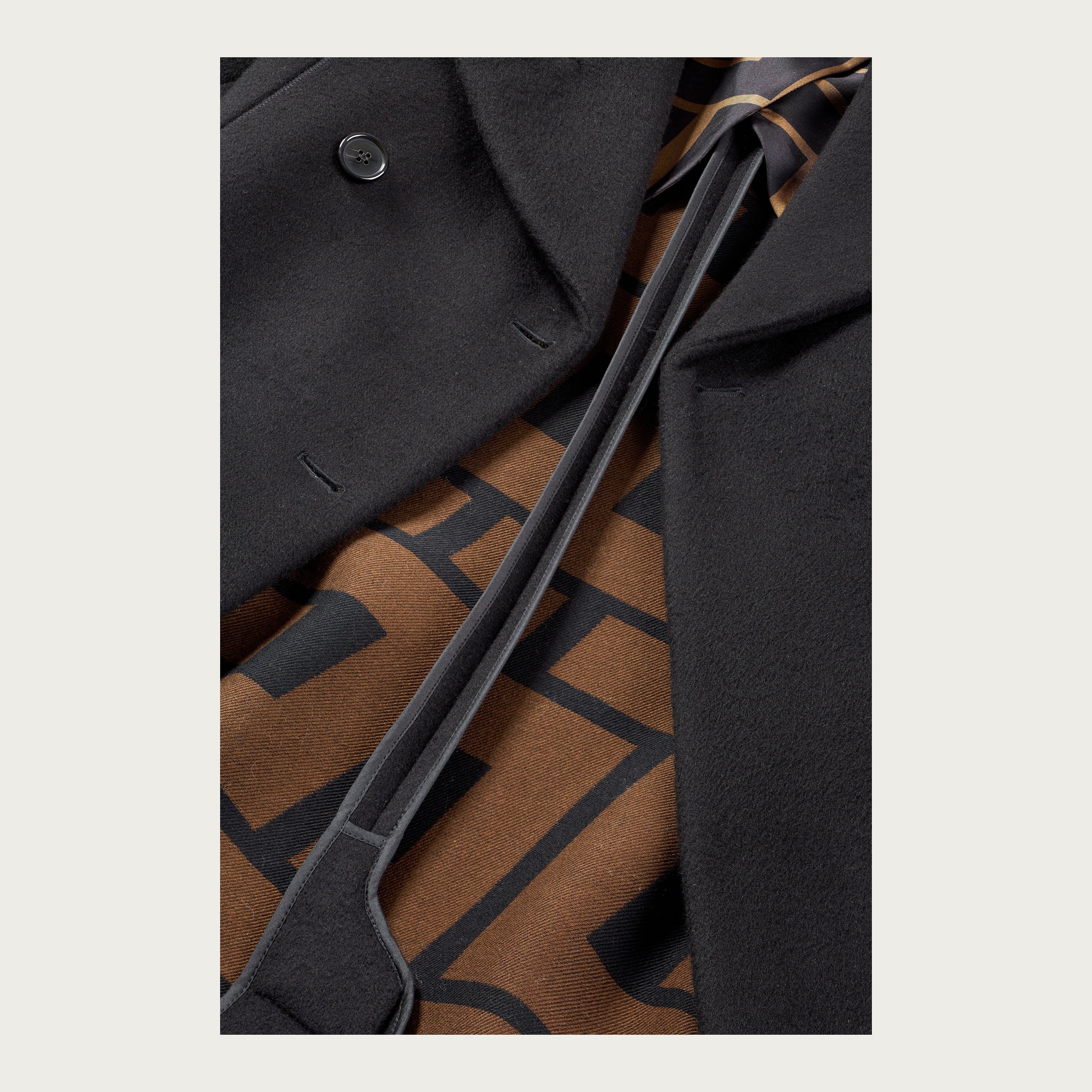The Double Breast Coat with Iconic Lining