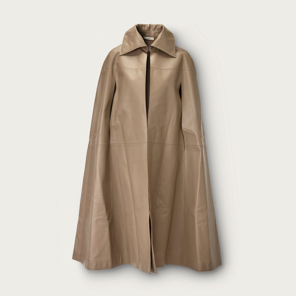 The Ad Campaign Leather Cape