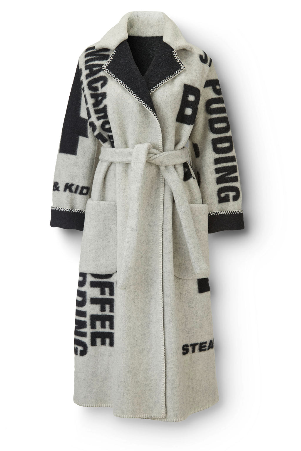 Artist Blanket Coat - Peter Miles Studio Edition Flatlay