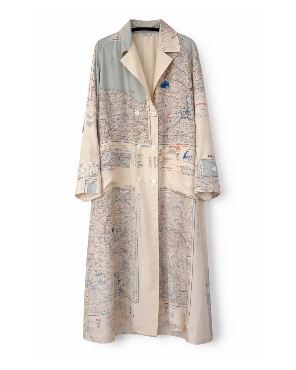 The Map Print Coat