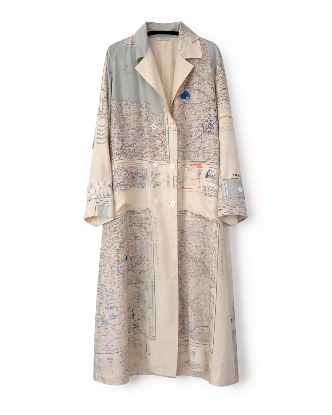 The Map Print Coat