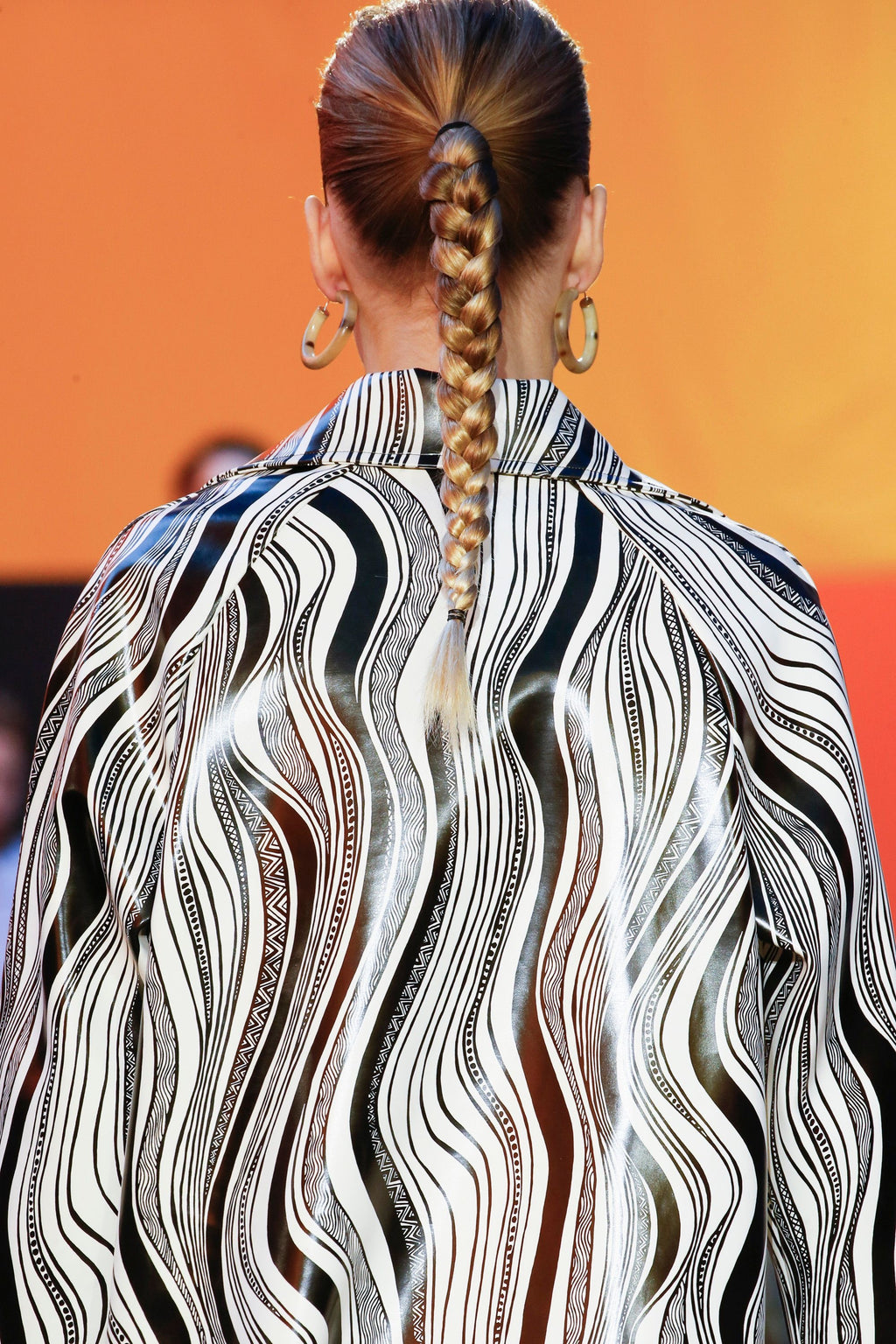 The Abstract Print Raincoat