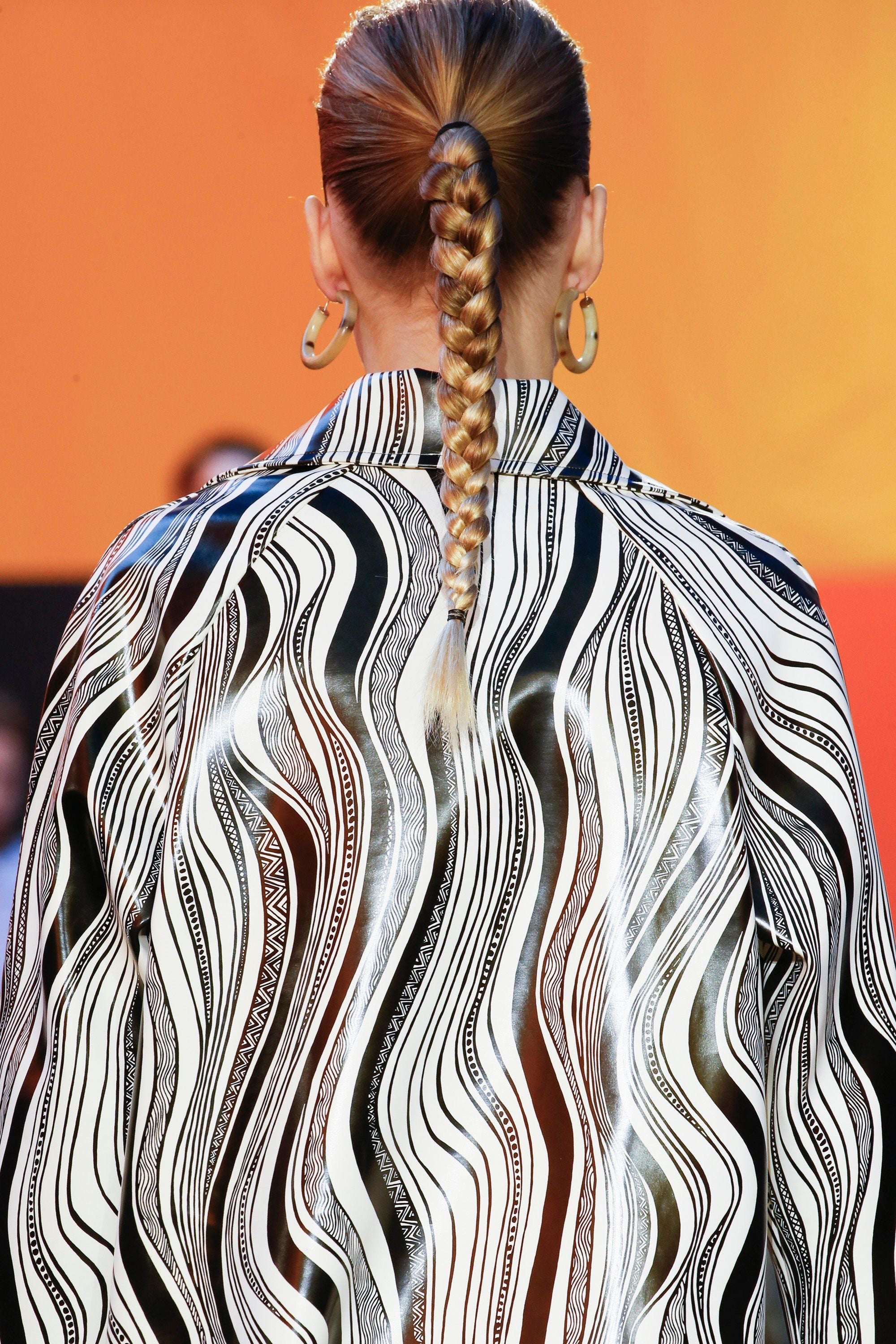 The Abstract Print Raincoat